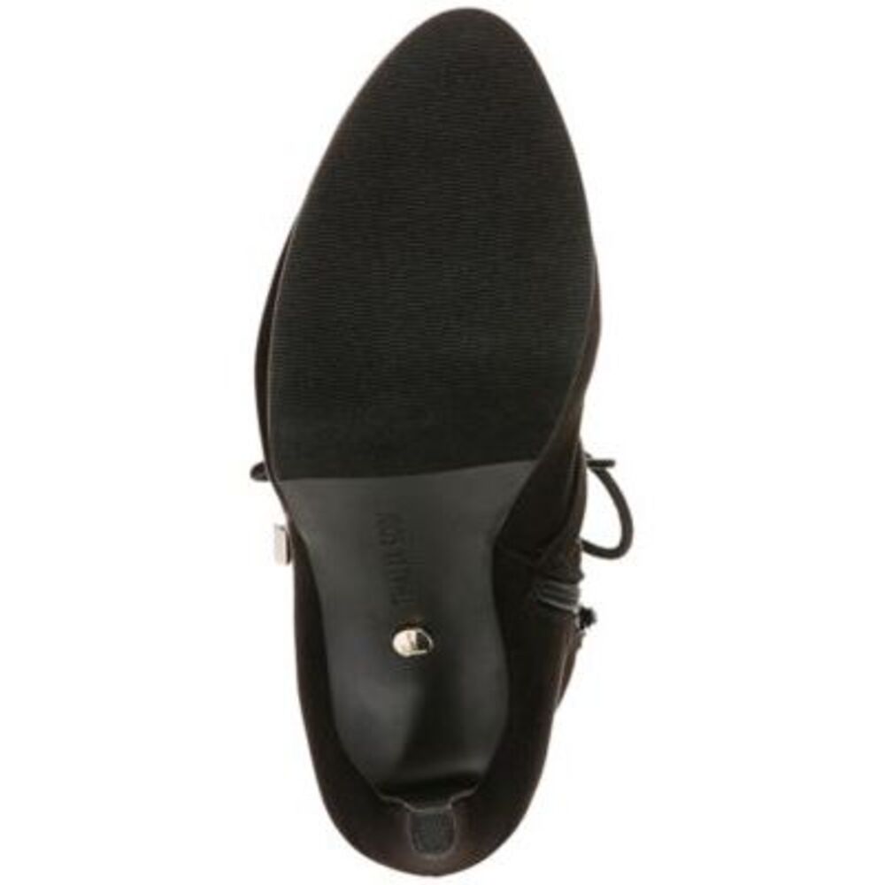 THALIA SODI Womens Black Up Hook And Loop Straps Sasha Stiletto Boots 6.5 M - Picture 4 of 4